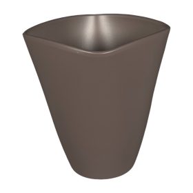 Orchid vase Quattro 14 cm matte graphite