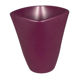 Orchid vase Quattro 14 cm matte eggplant