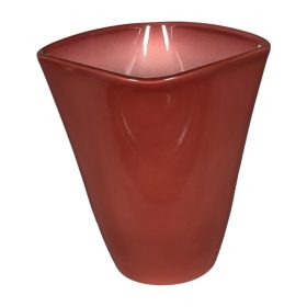 Orchid vase Quattro 14 cm lacquered merlot