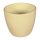Base ceramic bowl 15 cm matte butter color