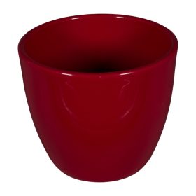 Base ceramic bowl 13 cm burgundy