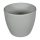 Base ceramic bowl 17 cm rough matte light grey