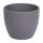 Base ceramic bowl 19 cm rough matte grey