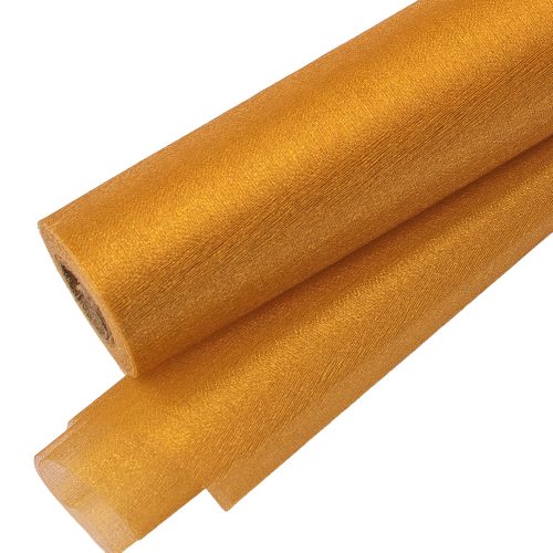 Snow organza 23.5cm x 10m - Dark gold