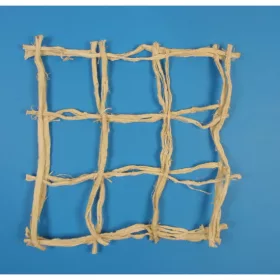 Háncs rács 25×25cm fehérített