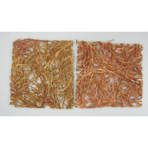 Csipkés raffia alap 18×18cm natúr