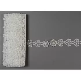 Csipke virág 5 szirmú hálós 2,5cm