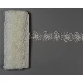 Csipke virág 5 szirmú cirombás 3,5cm