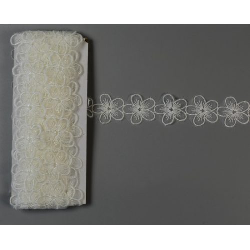 Csipke virág 5 szirmú cirombás 3,5cm