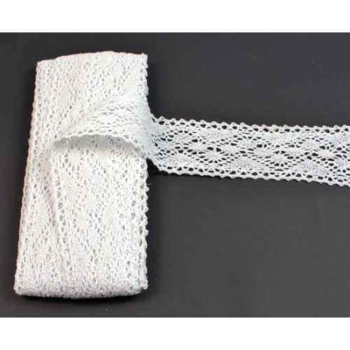 Csipke szim. 5cm 13. fehér