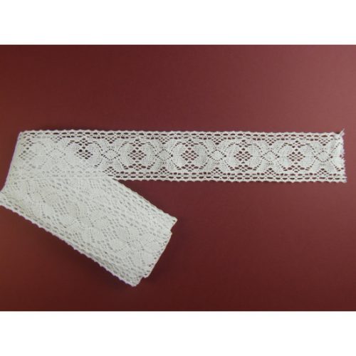 Csipke szim. 5,5cm 15. fehér