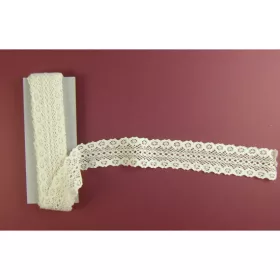 Csipke szim. 4,5cm 14. natúr