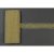 Csipke szim. 2,5cm 2. natúr