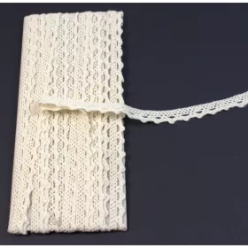 Csipke szim. 1,3cm 18. natúr