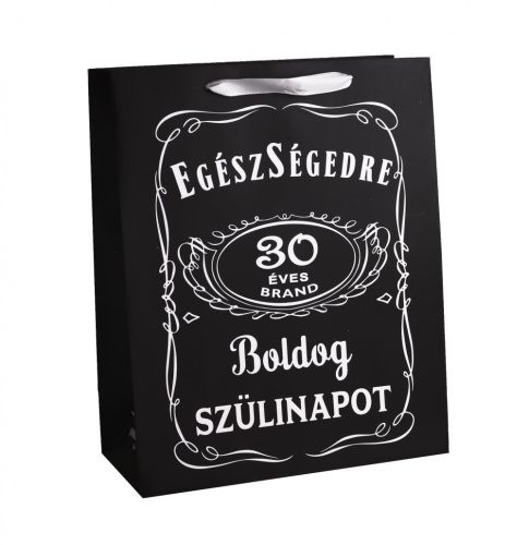 PAPÍRTÁSKA  MATT EGÉSZSÉGEDRE BOLDOG SZÜLINAPOT 30