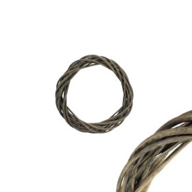 Fűzvessző koszorúalap szürke 15cm