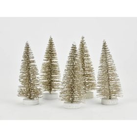 Mini fenyő óarany 8cm 5db/cs