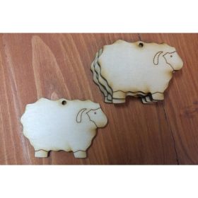 Natúr fa - Bárány 6cm 5db/csomag