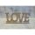 Natúr fa - "LOVE" felirat talppal 25cm
