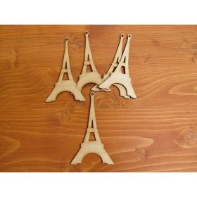 Natúr fa - Eiffel torony kicsi 6,5x11cm 5db/csomag