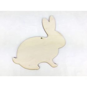 Natúr fa - Nyúl ülő lyukkal 15cm