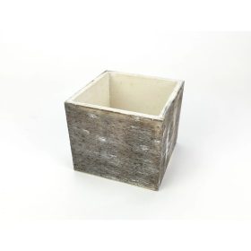 Dekoláda szürke koptatott kocka 9x9cm 144/#