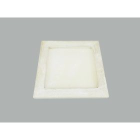 Fa keret négyzet alakú fehér 20x20cm