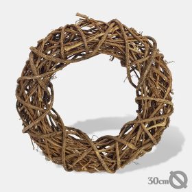 Rusztik koszorú 30cm 10/#
