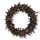 Tövises koszorú barna 25cm 10/#