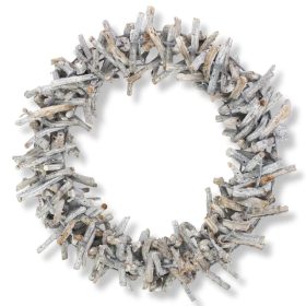 Tövises koszorú szürke 30cm 8/#