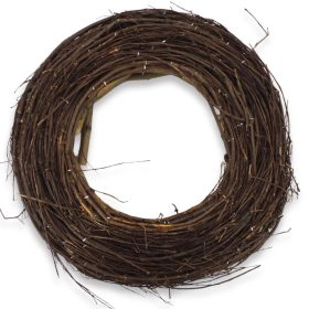 Fészek koszorú barna 30cm 10/#
