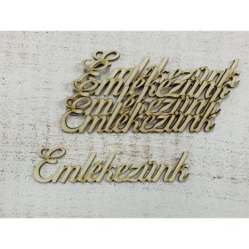 "Emlékezünk" felirat 5db/csomag