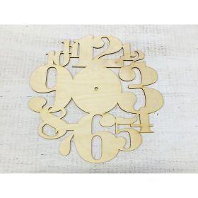 Natúr fa - Óraszámos óralap 33cm