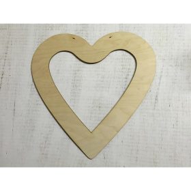 Natúr fa szív fotókeret 40cm