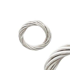 Fűzvessző koszorúalap fehér 10cm