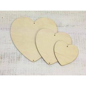 Natúr fa - Szív szett 3db-os