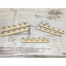 Natúr fa - Hullámok 10cm 3-3db/csomag