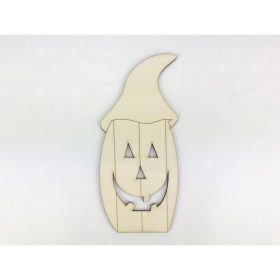 Natúr fa - Sapkás halloween tök 15cm