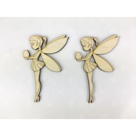   Natúr fa - "Ella" tündér varázstojással 9,5cm 2db/csomag