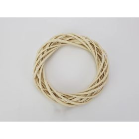 Fűzvessző koszorúalap krém 20cm 60/#