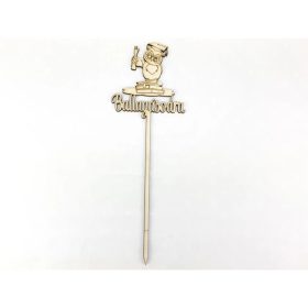   Natúr fa - Beszúrós felirat "Ballagásodra" okleveles bagoly