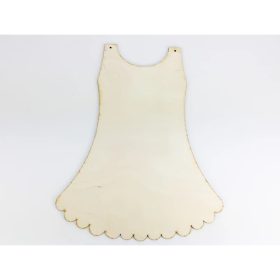 Natúr fa - Bébi kislány ruha 24x30cm