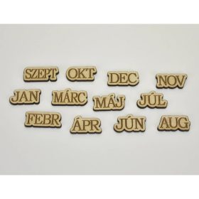 Natúr fa - Hónapok röviditése 12db/csom