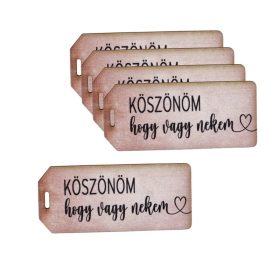   Nyomtatott dekorkarton - Köszönöm hogy vagy nekem táblák 5db