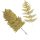 Páfránylevél csillámos arany 10db/csomag