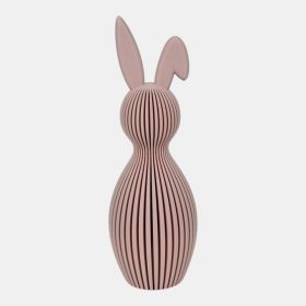 Dekor nyúl, hajlott füllel, közepes, rózsaszín