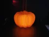 3D nyomtatott halloweeni tök dekoráció LED teamécseshez – 9 × 12,3 cm – [szín]