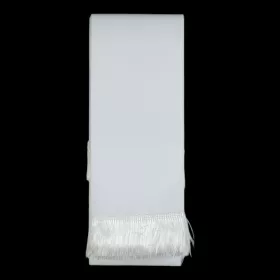 Koszorúszalag fehér 7x150 cm fehér rojttal 10 DB