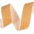 Shiny velvet ribbon 25mm x 10m - Gold