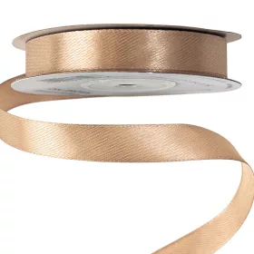 Szatén szalag 12mm x 22.86m - Barna